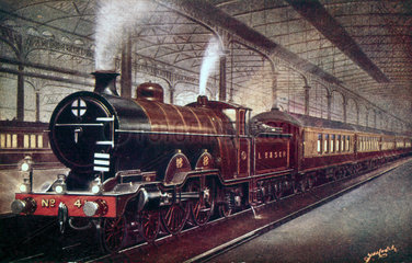 'Brighton Belle' London  Brighton and South Coast Railway train  c 1906.