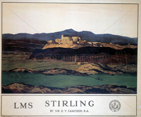 ‘Stirling’  LMS poster  1923-1947.