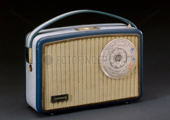 Portable ‘Spinney’ transistor radio by Perdio Radio Co  1965.