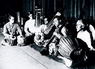 Musicians  India  c 1945.
