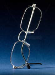 ‘Dorian’ type  nickel-free metal framed spectacles with plano lenses  1999.
