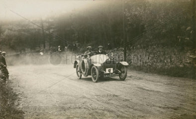 Algernon Lee Guinness driving a 16 hp Darracq  Yorkshire  1913.
