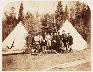 'Prince Arthur's Hunting Party'  1860.
