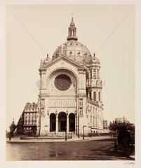 Eglise de St Augustine  Paris  c 1865.
