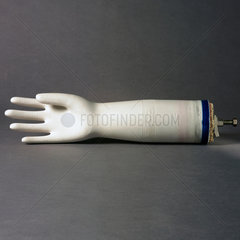 Rubber glove former  c 1996.
