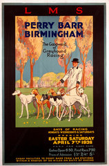 ‘Perry Barr  Birmingham’  LMS poster  1928.