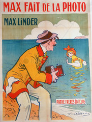 'Max taking photographs'  cinema poster  1910.