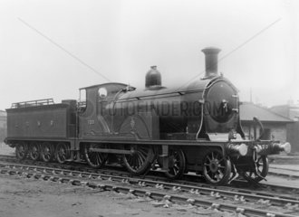 Drummond 4-4-0 locomotive on London South Western Railway.