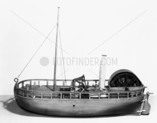 The paddle steamer 'Charlotte Dundas'. Mode