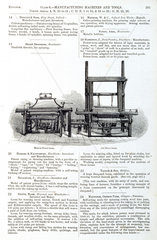 Modern and old power looms  1851.