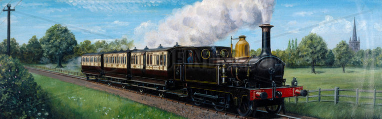 East & West Junction Railway steam locomotive  1895.