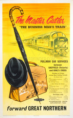 'The Master Cutler - The Business Man's Train '  BR (ER) poster  c 1950s.