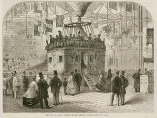 ‘The Car of Nadar’s Balloon at the Crystal Palace’  1868.