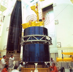 Intelsat IVA communications satellite  1975.