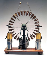 Wimshurst's electrostatic machine  c 1882.