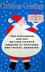 ‘Christmas Greetings’  BR poster  1961.