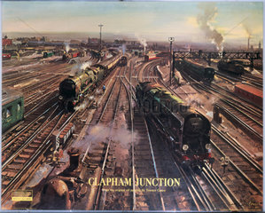 'Clapham Junction'  BR (SR) poster  1962.