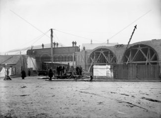 Construction of an overbridge on the Great
