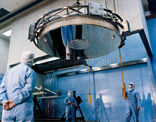 Primary mirror of the Hubble Telescope  1980s.
