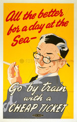 'All the Better for A Day at the Sea’  BR poster  1948-1965.