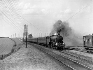 Steam locomotive 'Wynard Park' with passeng