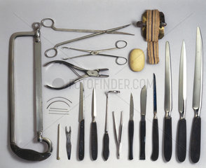 Amputation instruments  German  1831-1870.