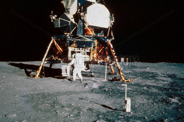 Apollo 11 astronaut Edwin ‘Buzz’ Aldrin on the Moon  1969.