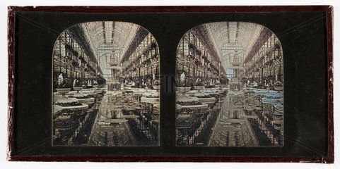 Stereo-daguerreotype of the Crystal Palace  Sydenham  c 1855.