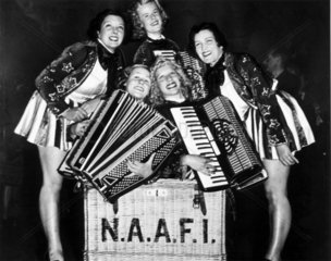 NAAFI concert parties  World War Two  c 1939-1945.