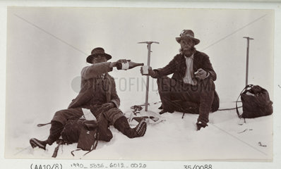 Two mountaineers  c 1910.