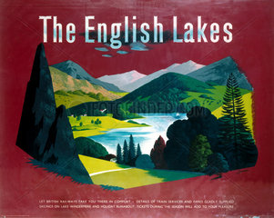 ‘The English Lakes’  BR(LMR) poster  c 1950s.
