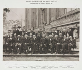 Fifth Solvay Physics Conference  Brussels  1927.