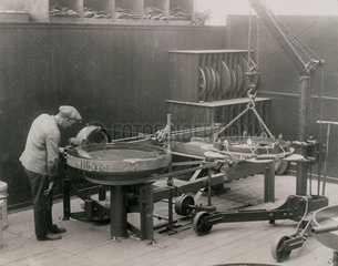 Construction of a 41 inch equatorial refracting telescope  1928.