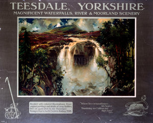 ‘Teesdale’  NER poster  1910.