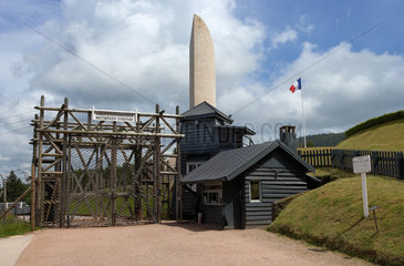 Natzwiller  Frankreich  der Eingang zum ehemaligen KZ Natzweiler-Struthof