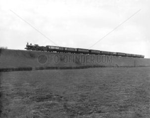 The ‘Jeanie Deans’ steam locomotive  Hertfordshire  28 March 1897.