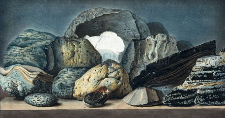 Volcanic matter from various sites in southern Italy  c 1770.