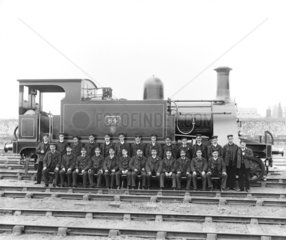 Locomotive number 84  c 1900.
