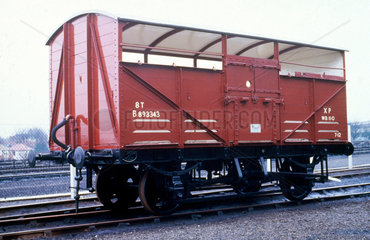 British Railways cattle wagon  1951.