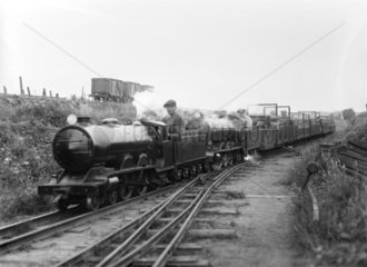 Train on the Ravenglass & Eskdale Railway  c 1927.