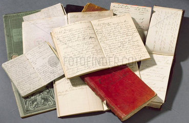 Notebooks of Alexander Parkes  c 1860s-1870s.