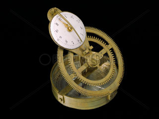 Mechanical equinoctial sundial  French  c 1800.