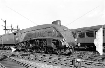 A4 class ‘Mallard’ locomotive  c 1955.