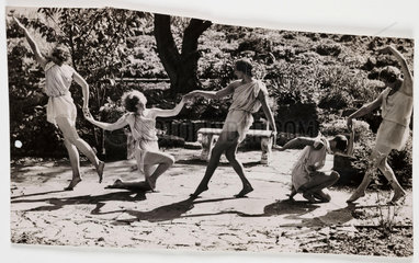Dance group figure study  1933.