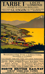 ‘Tarbet  Loch Lomond’  NBR poster  1900-1922.