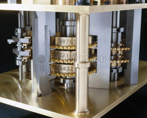 Trial piece for Babbage’s Difference Engine No 2  1985-91.