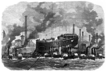 ‘Northumberland’  launch attempt  1866.