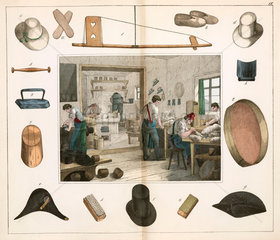 The milliner  or hat maker  1849.