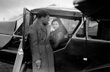 Amy Johnson  British aviator  8 November 1932.