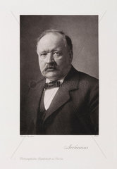 Svante Arrhenius  Swedish physical chemist  c 1910.